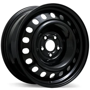 Fast Wheels – Steel / Acier – Black – 17″x7″ 50mm – All weather Wheels – ES61-1770-31BN+50C634